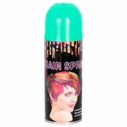 Spray para el cabello color verde