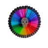 Telaraña Grande multicolor día de muertos