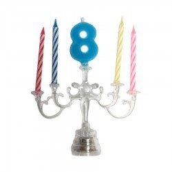 Vela candelabro numero