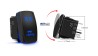 SWITCH TECLA SPOT LIGHTS ON-OFF 12 VOLTS 20 AMPERES 24 VOLTS 10 AMPERES AUTOMOTOR BARCO TRACTO CAMION AUTOBUS JEEP USO RUDO OEM.