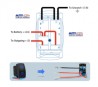 SWITCH TECLA SPOT LIGHTS ON-OFF 12 VOLTS 20 AMPERES 24 VOLTS 10 AMPERES AUTOMOTOR BARCO TRACTO CAMION AUTOBUS JEEP USO RUDO OEM.