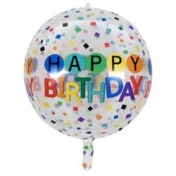 Globo orb rombos Happy...