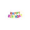 Globos frase happy birthday