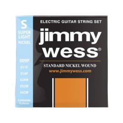 Cuerdas de Guitarra Electrica Jimmy Wess JWFGE-1409N Calibre 9-42