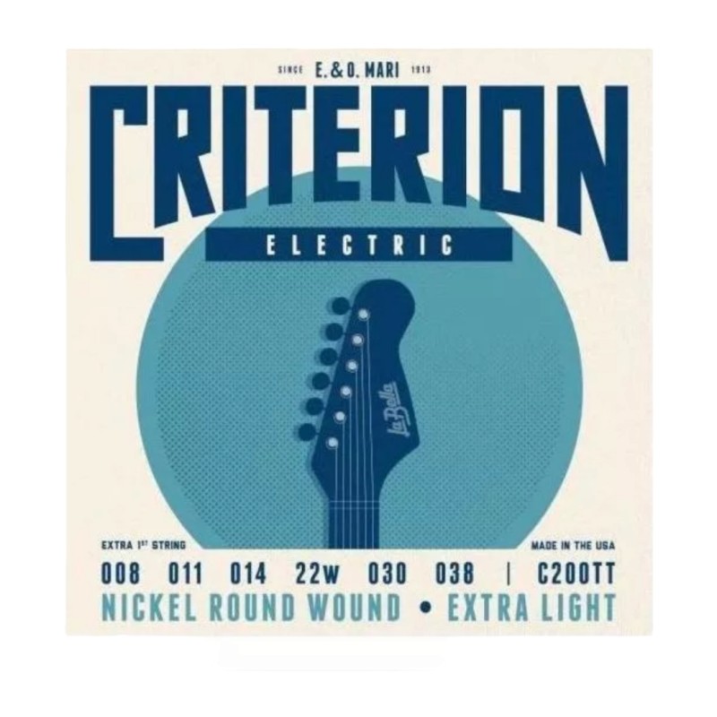 Cuerdas de Guitarra Electrica La Bella C200TT Calibre 9-42