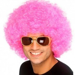 Peluca afro de color