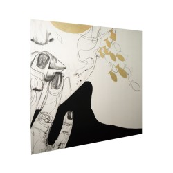 Cuadro Piscis Oro