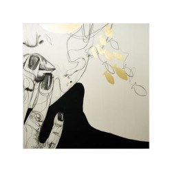 Cuadro Piscis Oro