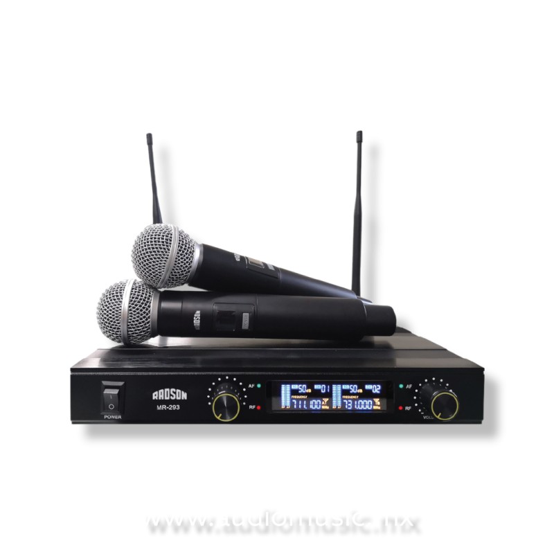 MR-293 Microfonos Inalambricos UHF Radson