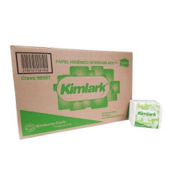PAPEL HIGIENICO INTERDOBLADO KIMLARK 30/250 90507