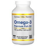 California Gold Nutrition, Omega-3, Aceite de pescado prémium, 240cápsulas blandas de gelatina de pescado