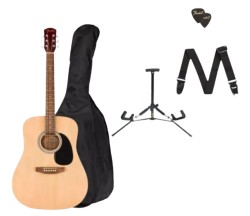 Paquete Guitarra Acústica Fender FA25