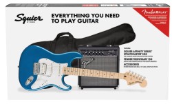 Paquete Guitarra Eléctrica Fender c/amplificador 15W