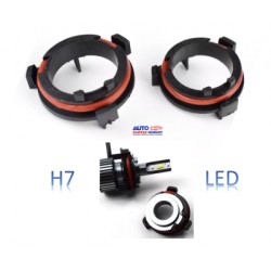ADAPTADOR FOCO H7 LED MATERIAL PLASTICO VW GOL CAVEIRO POLO MAZDA OEM. 87645