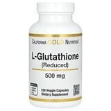 California Gold Nutrition, L-glutatión (reducido), 500mg, 120cápsulas vegetales