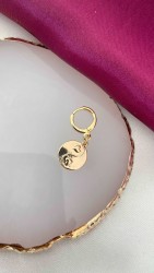 Arete ying yang corazones #AA3 (1 pieza)