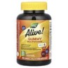 Nature's Way, Alive! para niños, Suplemento multivitamínico en gomitas, Cereza, naranja y uva, 60gomitas