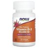 NOW Foods, VitaminaD3, Máxima potencia, 50.000UI, 50cápsulas blandas