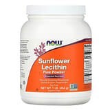 NOW Foods, Lecitina de girasol, Polvo puro, 454g (1lb)