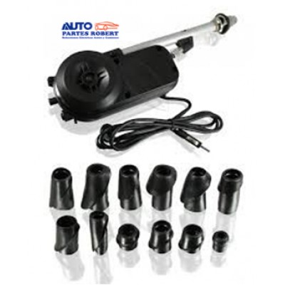 ANTENA UNIVERSAL ELECTRICA AUTOMATICA CON BASE O ADAPTADOR PARA TODOS LOS AUTOS Y CAMIONES MA520