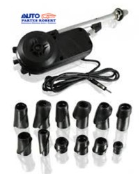 ANTENA UNIVERSAL ELECTRICA AUTOMATICA CON BASE O ADAPTADOR PARA TODOS LOS AUTOS Y CAMIONES MA520