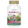 NaturesPlus, SourceofLife, AnimalParadeGold, Suplemento multivitamínico y mineral masticable para niños, Sabores naturales surti