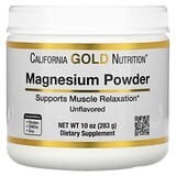 California Gold Nutrition, Magnesio en polvo para preparar bebidas, Sin sabor, 283g (10oz)