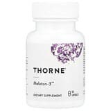 Thorne, Melaton-3, Suplemento alimentario, 60cápsulas
