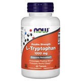 NOW Foods, L-triptófano, Doble concentración, 1000mg, 60comprimidos