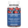 California Gold Nutrition, Gomitas probióticas con inulina, Sabor natural a bayas mixtas, 90gomitas vegetales