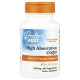 Doctor's Best, CoenzimaQ10 de alta absorción con BioPerine, 200mg, 60cápsulas vegetales