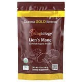 California Gold Nutrition, Fungiology®, Melena de león orgánico certificado en polvo, 120g (4,2oz)