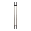 MANILLÓN TIPO H MOLETEADO - NEGRO/ACERO INOXIDABLE - LONGITUD 50" - MODULAR - ACERO INOXIDABLE 304 - MOD. L22 (SET)