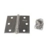 BISAGRA DE LIBRO 2.5"×2.5"×2mm, 3"×3"×2mm, 3.5"×3.5"×2mm, 4"×4"×2mm ECONÓMICA MOD. 31330SN