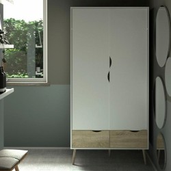 Armario Nordik - Color Madera y Blanco