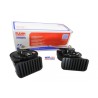 BOCINAS CLAXON CARACOL MARCHA FIAMM SONIDO AGUDA Y GRAVE JUEGO 2 PIEZAS HECHO EN USA OEM. 3077