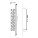 JALADERA PARA PUERTA - LATÓN SÓLIDO MOD.H825