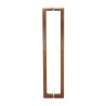 MANILLÓN RECTANGULAR COBRE - ACERO INOXIDABLE 304 - 31-1/2" (800mm) - SET - MOD. CHCP027
