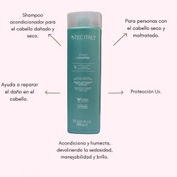 Shampoo Totale repara y humecta, aporta suavidad y manejabilidad 300ml