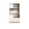 Alacena Timeo - Color Madera y Blanco