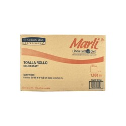 TOALLA EN ROLLO PARA MANOS MARLI ECOLOGICA 6/180 92244