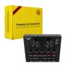Tarjeta de sonido externa bluetooth, v8, multifuncional mk-011