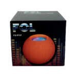 Bocina esférica bluetooth fol de 4 pulgadas 5 watts de potencia con luces rgb y correa, variedad de colores / fs-s131