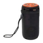 Bocina portátil bluetooth buytiti de forma cilíndrica con luces rgb y correa de mano / gts-1731