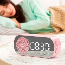 Reloj despertador bocina bluetooth ele-gate con ranura para micro sd, variedad de colores / bc.27