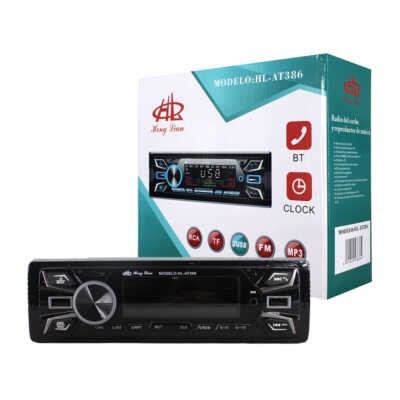Autoestéreo / estéreo con 2 puertos usb-1pueto tf, reloj, mp3 / hl-at386