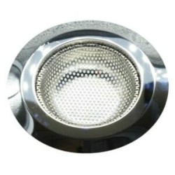 1pza Filtro colador metálico redondo para lavabo 11.5cm / ysj-5001
