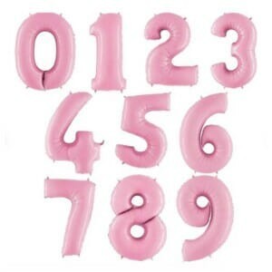 1pza Globo de numero 32 c-98 / R1206 / letter 9 / ballon / easy self seal