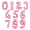 1pza Globo de numero 32 c-98 / R1206 / letter 9 / ballon / easy self seal