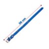 Collar ajustable de piel sintética con decoración de huellas metálicas talla M, variedad de colores / MAS.09.4.M
